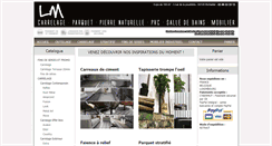 Desktop Screenshot of lm-carrelage.com